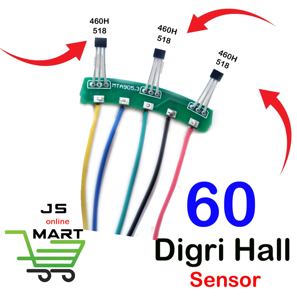 BLDC Hub Motor Hall Sensor with Board Hall Sensor Ship 60 Degree