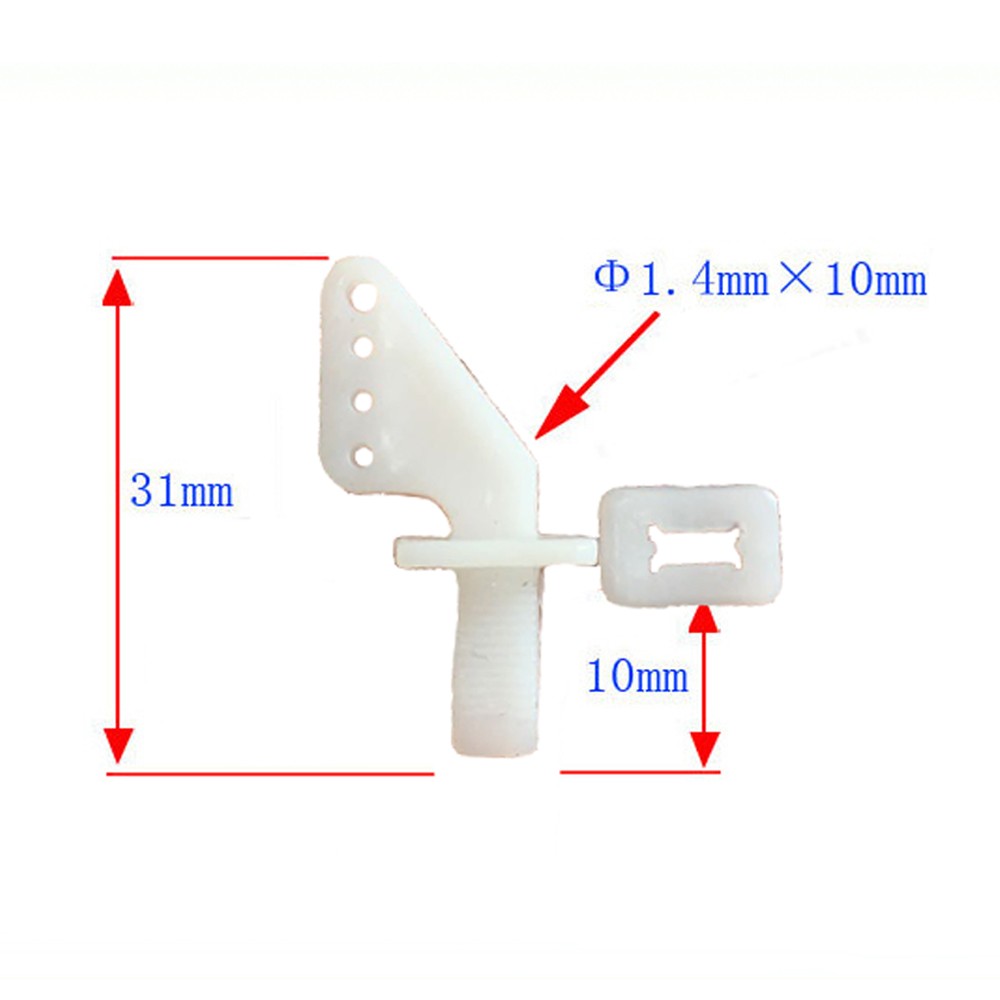 5/Pcs Plug-in KT Rudder angle control horns zip For Rc Plane