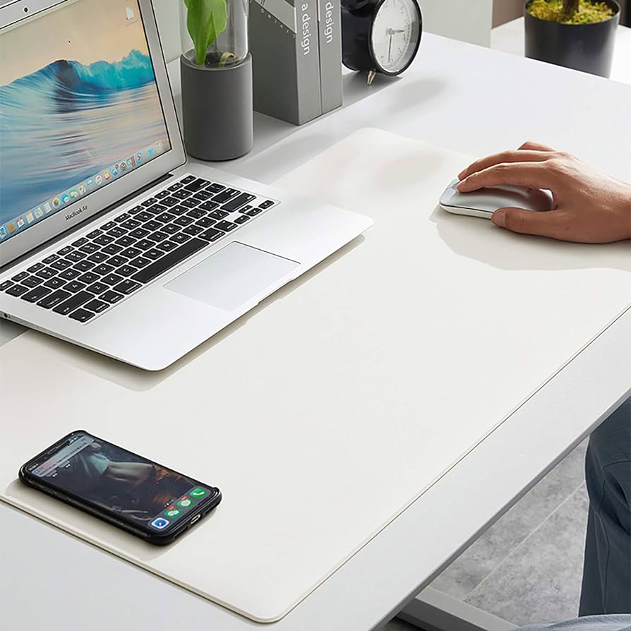 SIXZO PU Leather Desk Pad Leather Sheet, Laptop Mousepad, Keyboard Gaming Mouse Pad Mouse, Office Table Mat, Water Proof Laptop Desk Matt single Sided Luxury Sheet