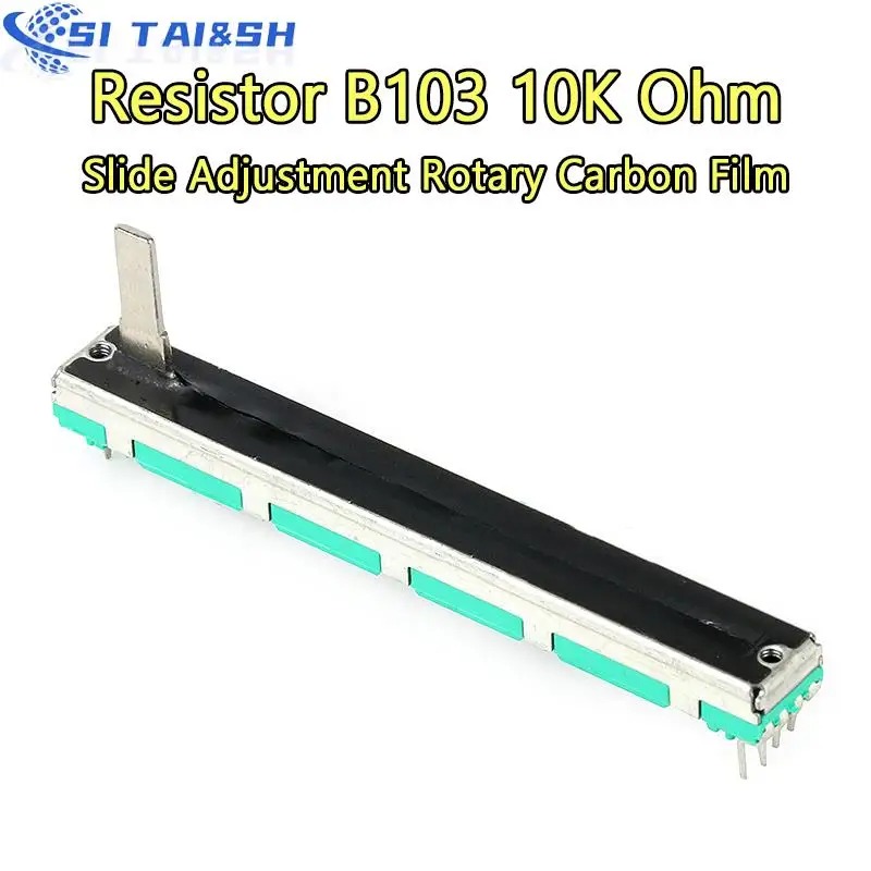 Resistor B103 10K Ohm Potentiometer 10K B10K SC6080GH Slide Adjustment ...
