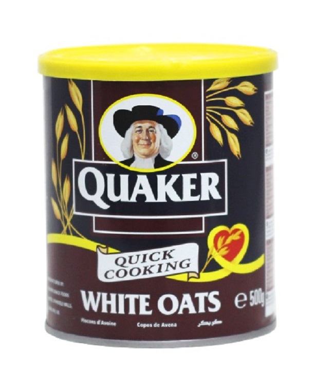 Quaker White Oats (tin)- 500gm