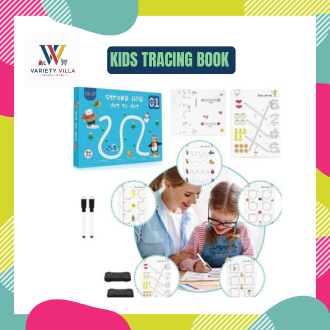 64 Page Children Tracing Book For Kids Training Coloring Erasable Writing Materials Kid Educational Pen Control Kindergarten Rewritable Practice Digital Concentration Early Education Thinking Entry Basic Card Preschool Toys Magic Workbook Learning