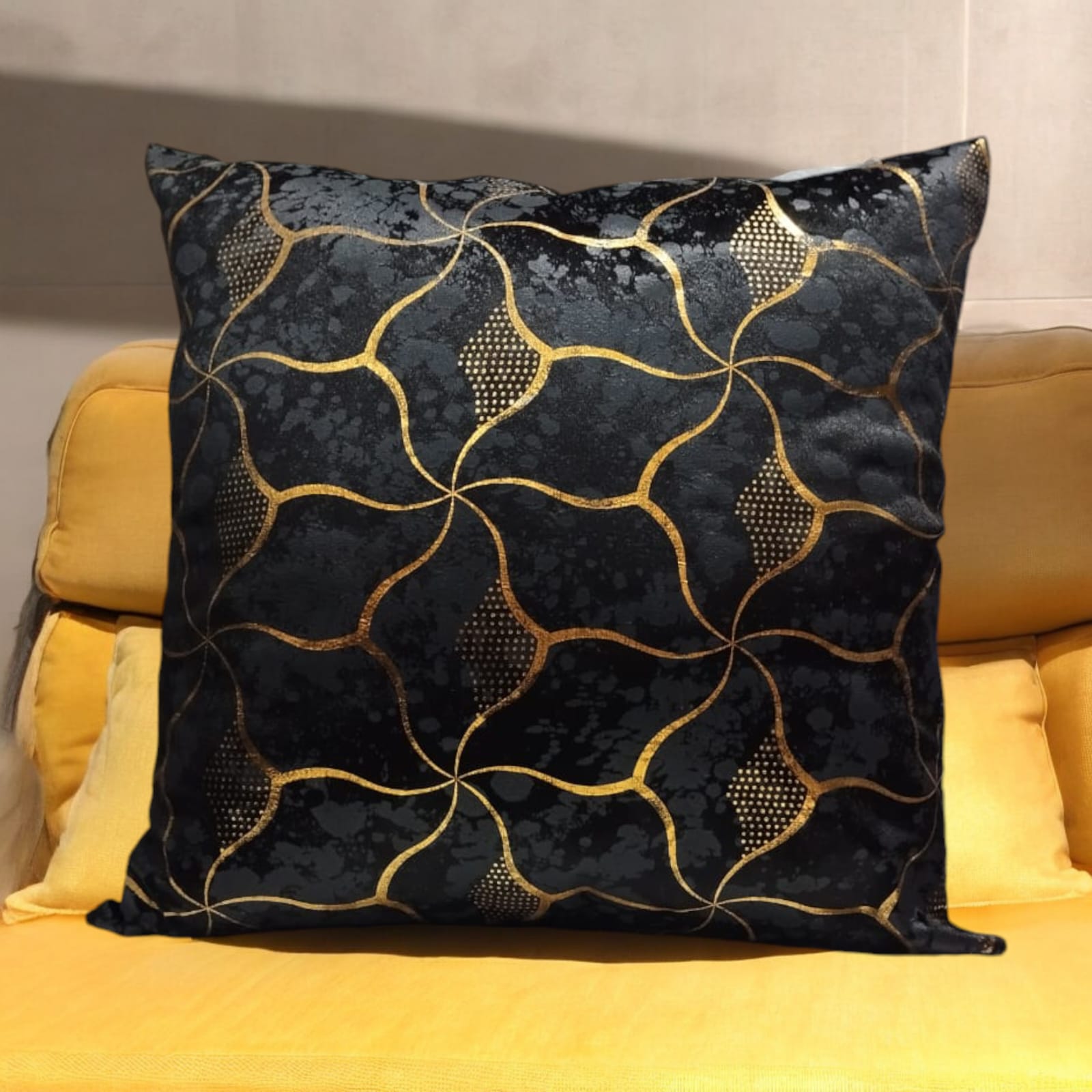 Luxury Texture Plain Velvet Cushion Covers 16"×16" Inches By Ayat Bedding