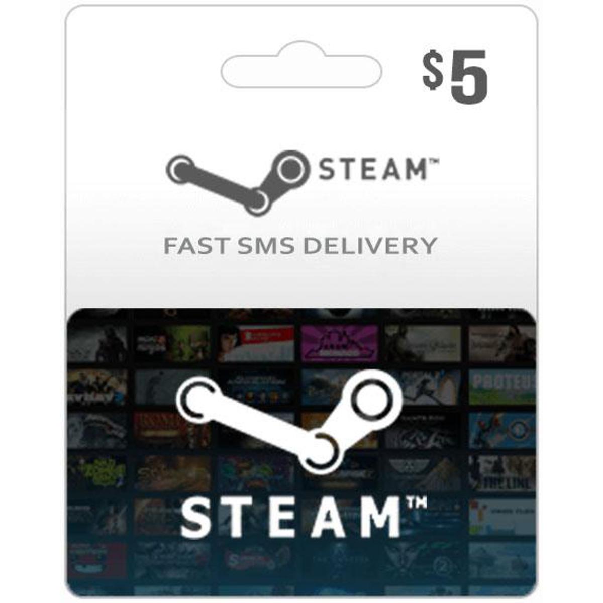 $5 Steam Game Card (Email Delivery)