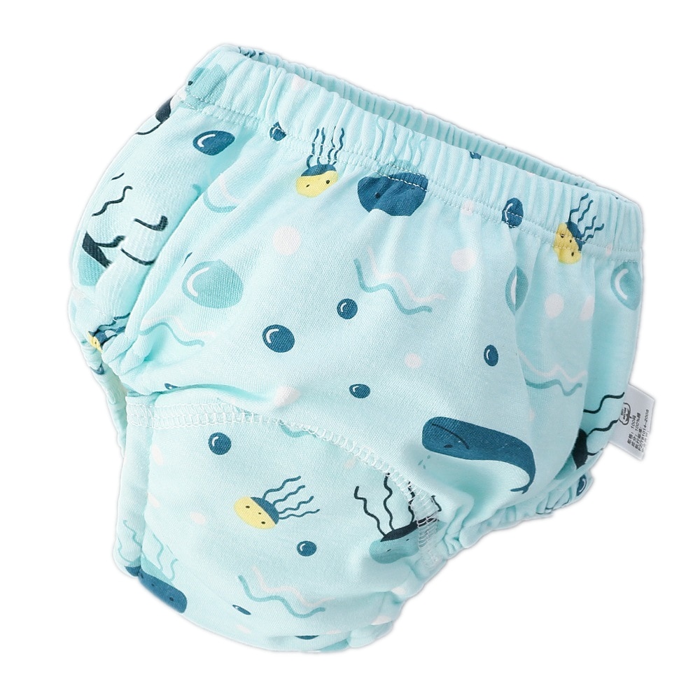 Cloth Diaper 6 layer baby reusable diaper chaddi multicolor