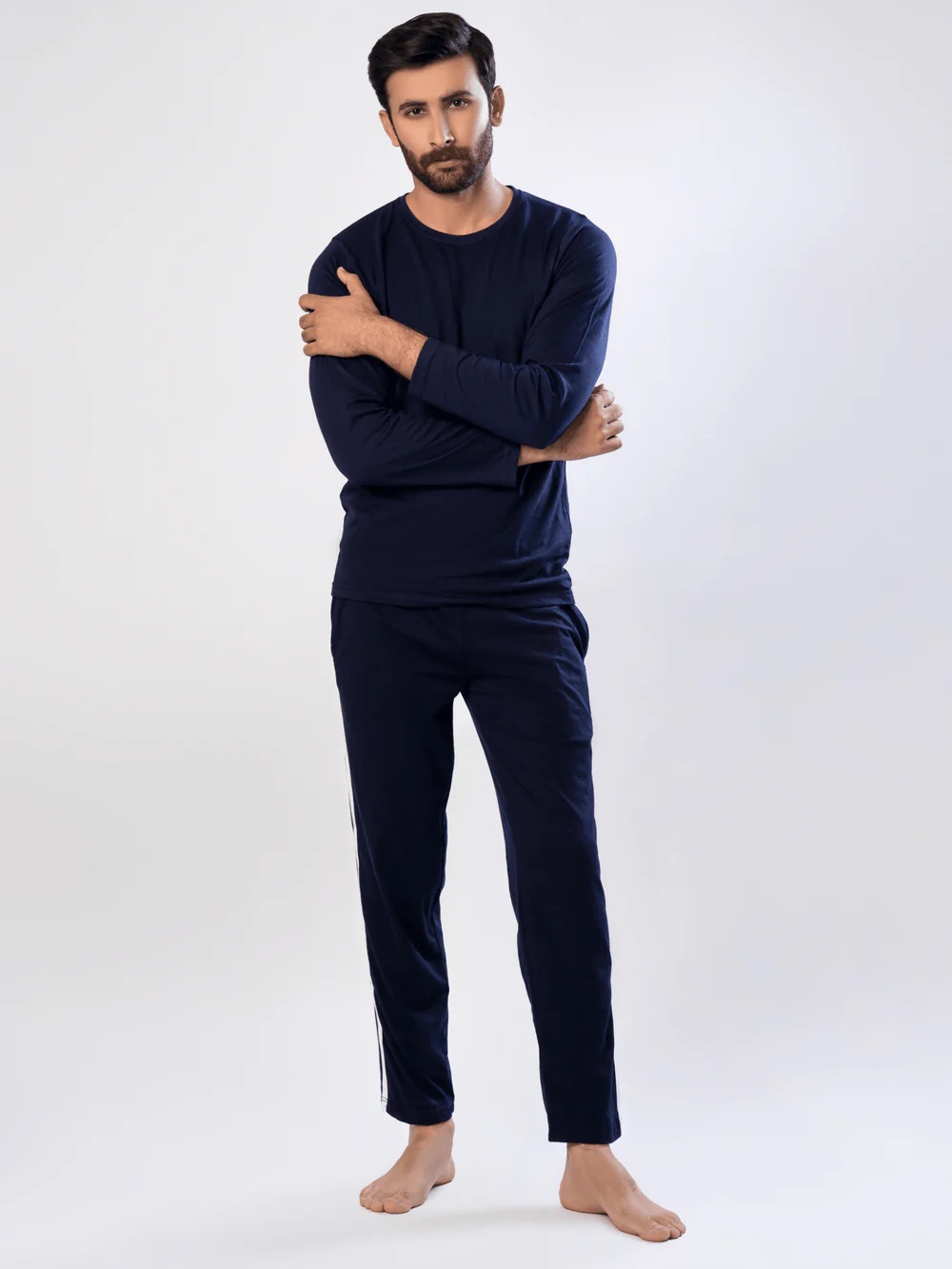 Men’s Essential Full Sleeve Night Suit – Premium Comfortable Sleepwear & Loungewear Set