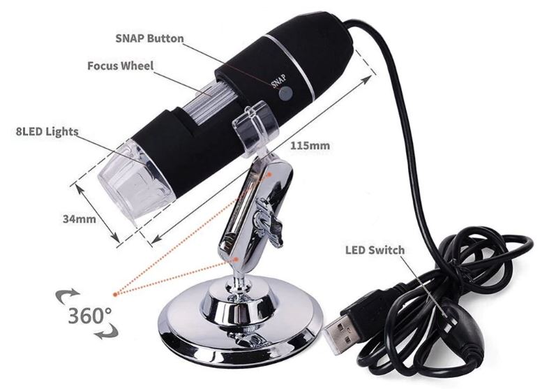 usb digital microscope 500x driver download