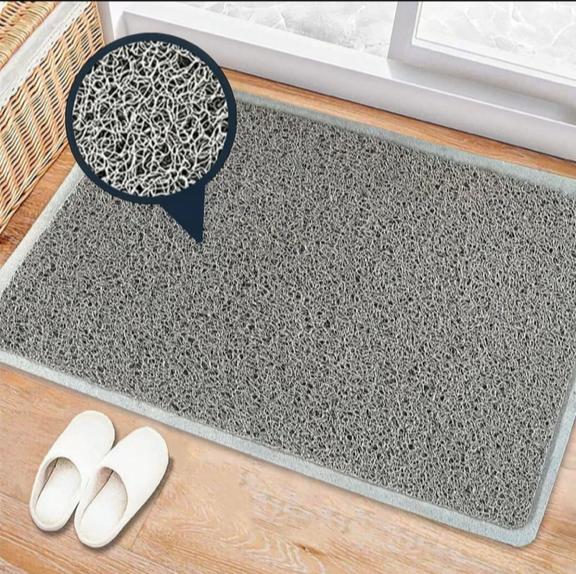 Anti Slip PVC Coil Doormat 38x58 cm Durable Indoor Outdoor Floor Mat