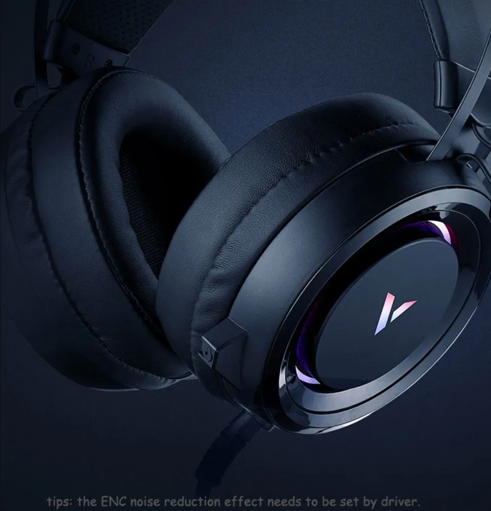 RAPOO VH500C Wired USB RGB Gaming Headphones 7.1 Channel Headset with Short Microphone 16 bd9143b33d75a72972e3533325e978a5