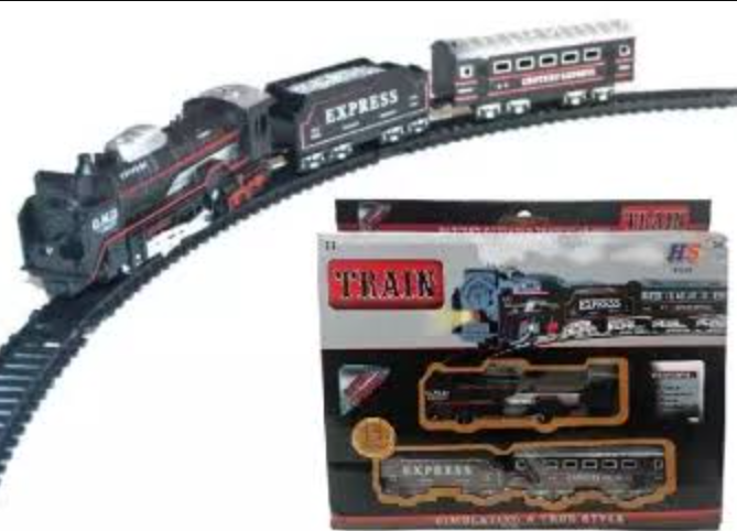 Kids Train with 13 Railway Tracks.1 Engine and 2 cargos.| For Kids | By MUBBASHIR MART.