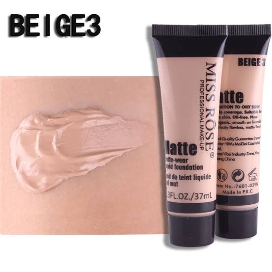 Long Lasting Liquid Full Skin Coverage Soft Matte Foundation 37ml