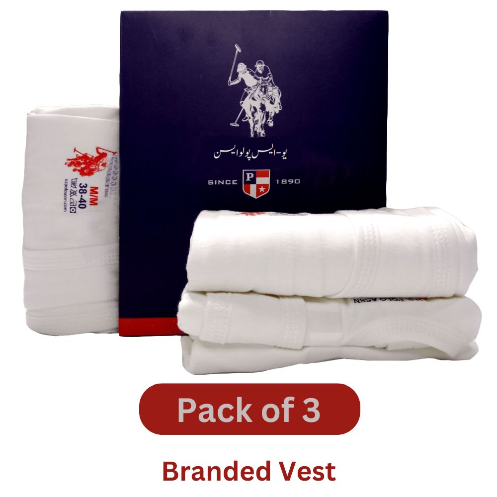 Pack of - 3   - 100 % PURE COTTON Sleeveless BUNYAN - Men's Vest in SANDO Style  | Summer Special Gift BRANDED