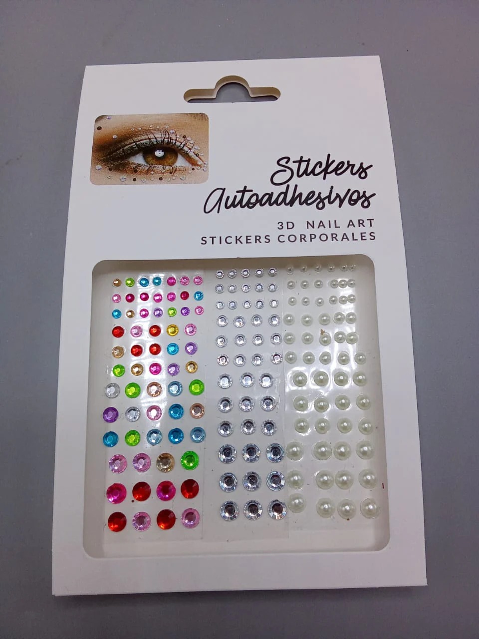 Face Gems Jewels Glitter Eye Eyeshadow Makeup Acrylic Crystal Diamond Rhinestone Eyes Stickers Temporary Tattoos