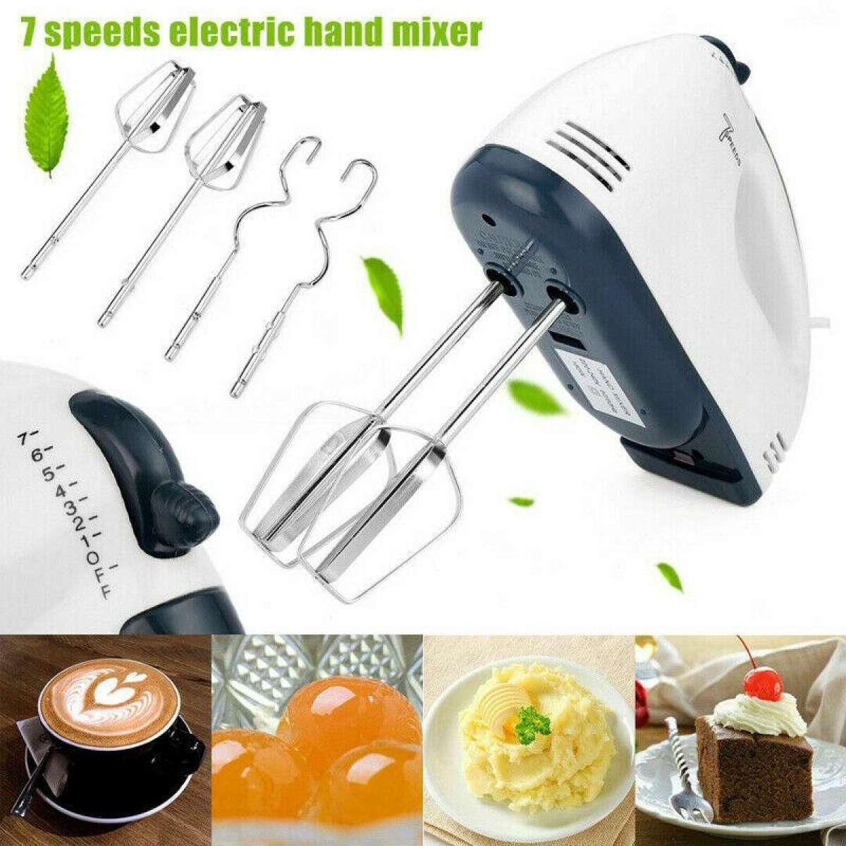 electronic hand mixer with long beaters