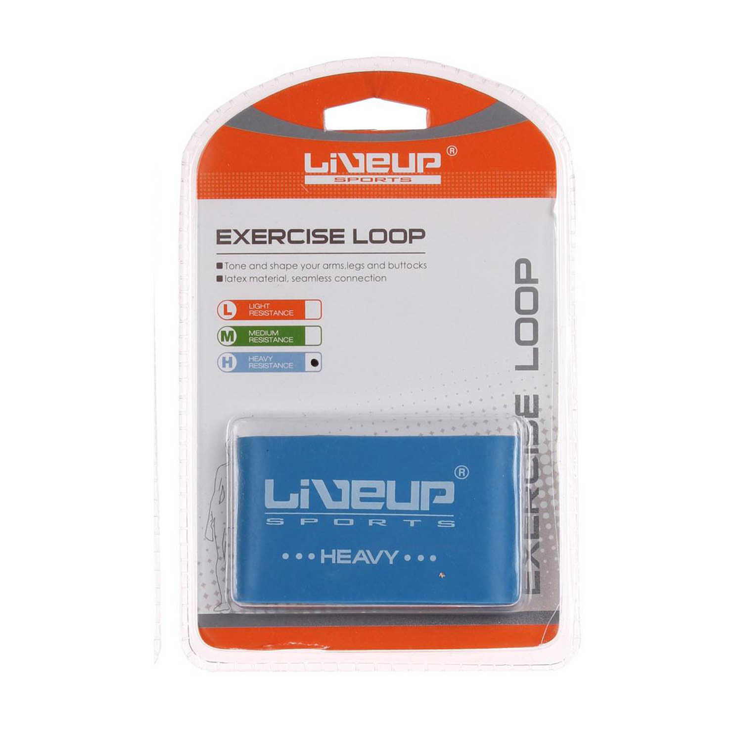 LiveUp Resistance Band Exercise Loop Elastic Belt Leg Workout Gym
