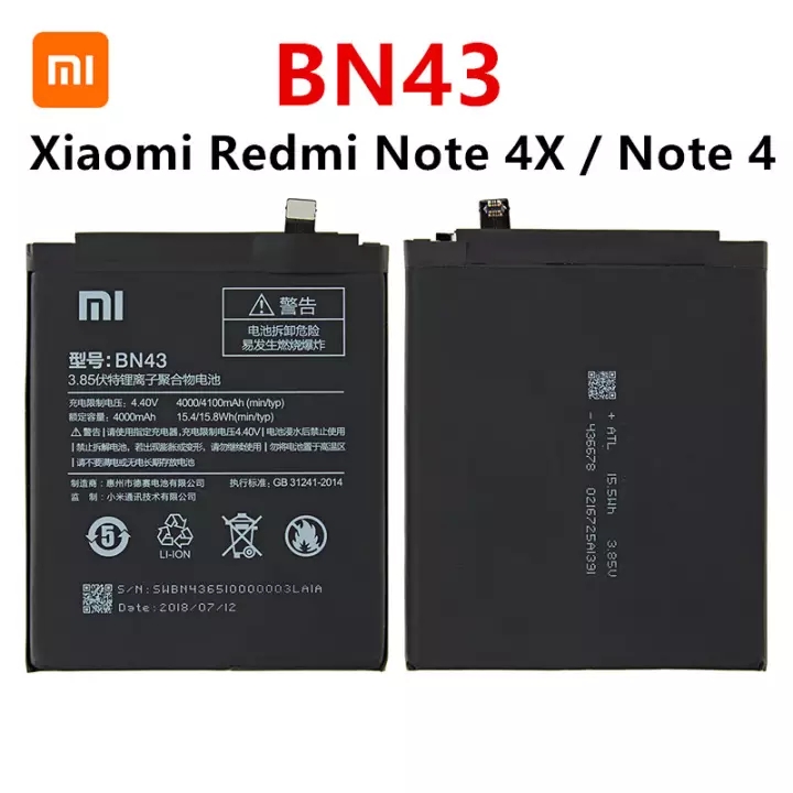 mi bn43 battery model