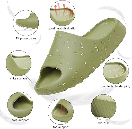 Slippers For Men || Slippers || Yeezy Slides || Chappal || Slipper || Non Slip Slippers || Chappal For Men || EVA Material Best For All Four Season || STEPIN TRENDS