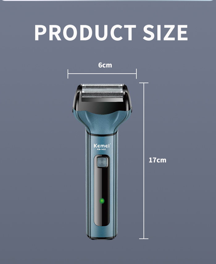 Kemei 3 in 1 Grooming Kit KM-1433 with Trimmer , Shaver and Nose Trimmer