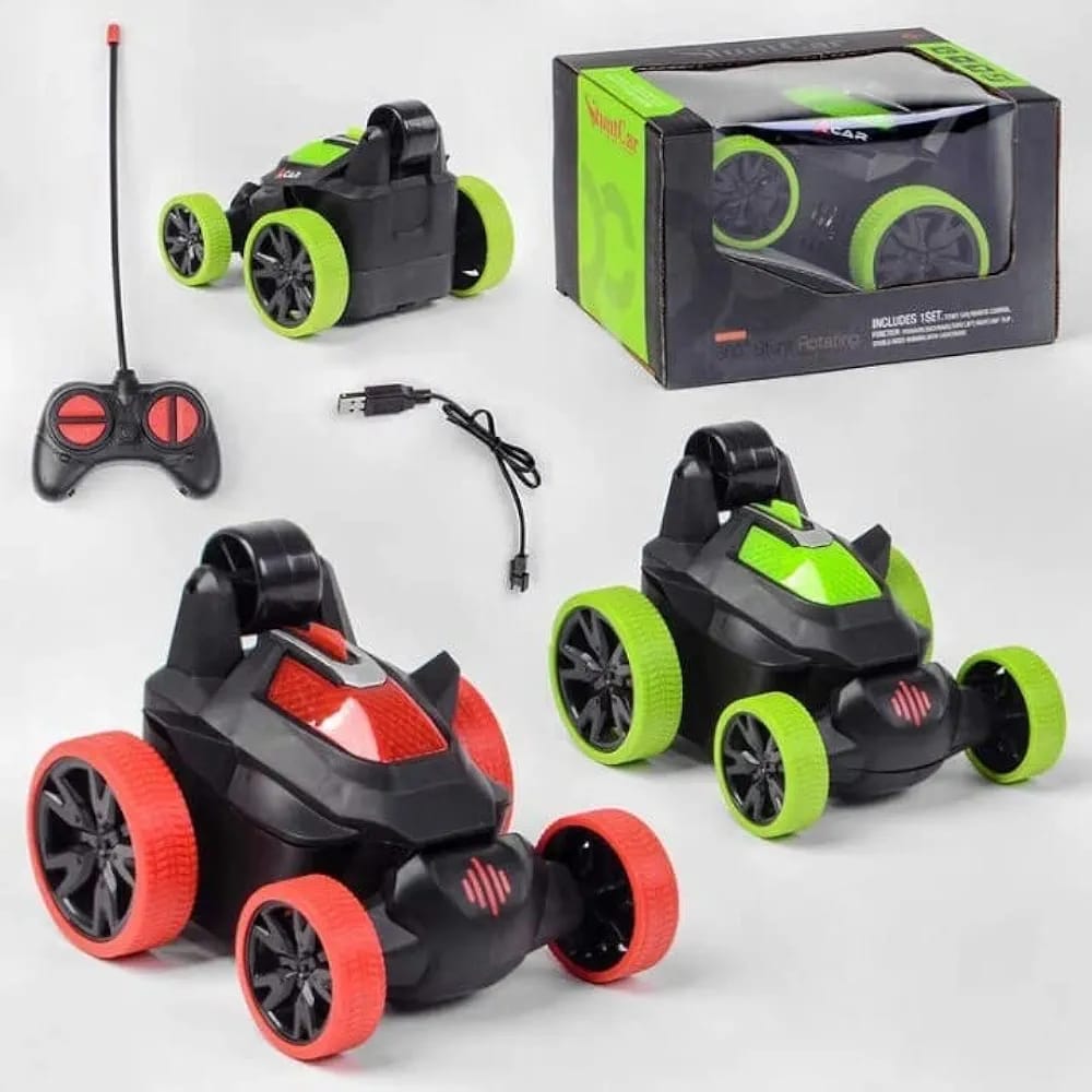 Remote Control Stunt Car Battery Operated 360 Rotation & Lightning Car Best Durable Car Remote Control Car For Boys Stunt RC Rechargeable & Wireless Remote Control 2.4 GHZ