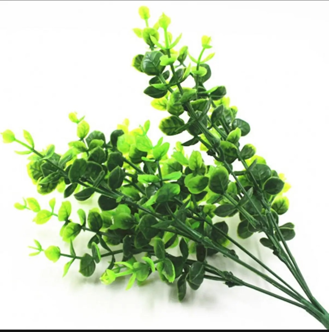 Artificial Green Bunch Bouquets Party Wedding Home Decor Green