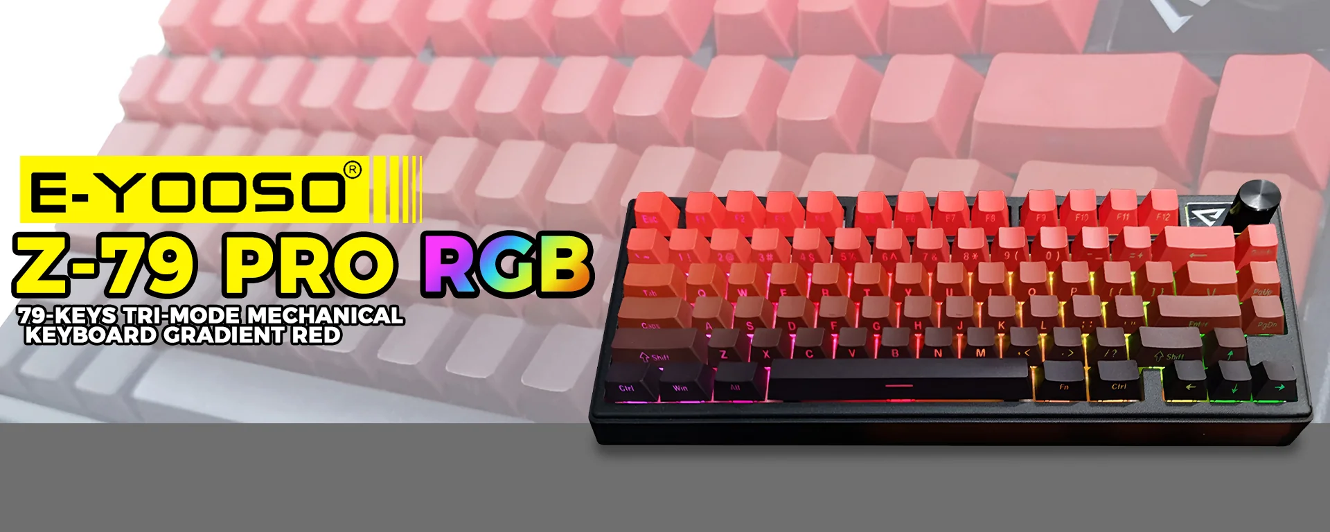 E-Yooso Z-79 Pro RGB Tri-Mode Mechanical Keyboard Gradient Red 79-Keys with Mint Mambo Switch Side Printed Keycaps 15 be0cd9dd27e66caa0540ee9485feec15