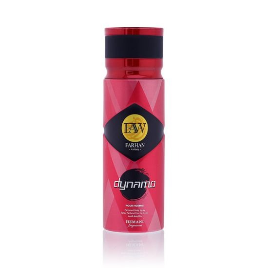 Hemani Farhan Ali Waris Deodorant Dynamo for Men 200mL - Strong and Dynamic Protection Against Odor