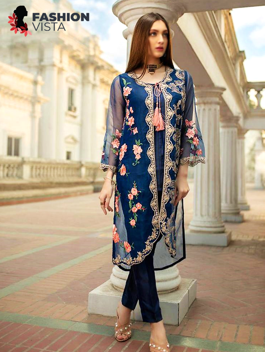 45 Latest Net Kurta Designs for Women Trending in 2022 - Tips and Beauty | Kurta  designs, Long saree blouse designs, Long blouse designs