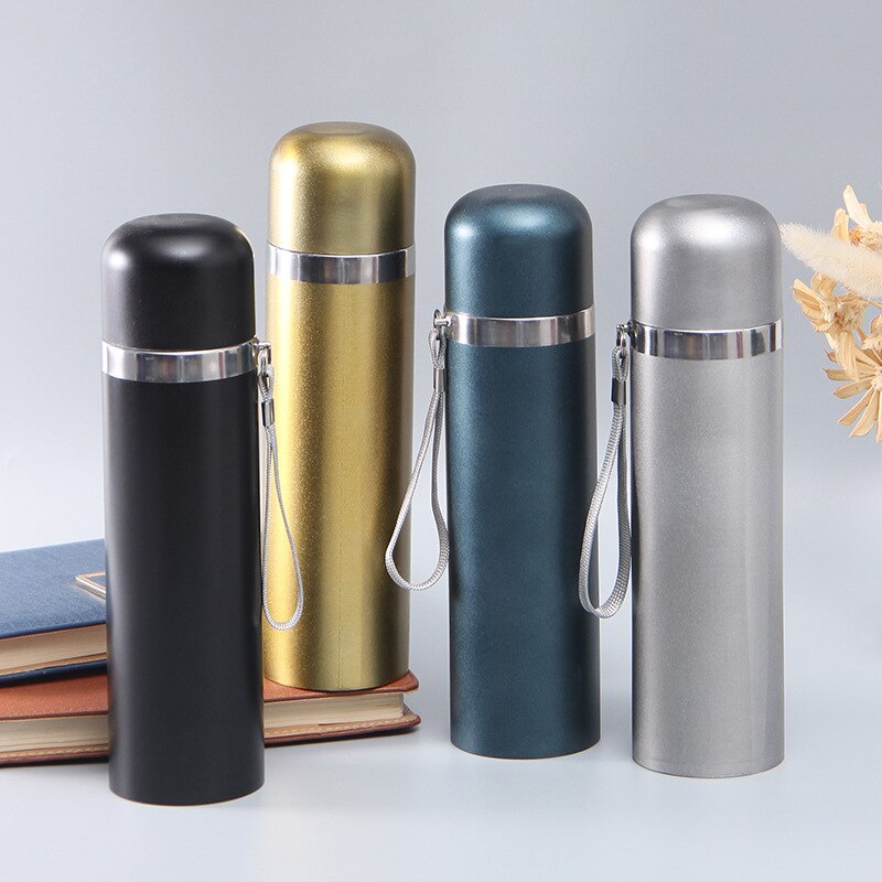 Stainless Steel Vacuum Flask Defects Light Weight 500Ml Cartoon Thermos Portable Bottle