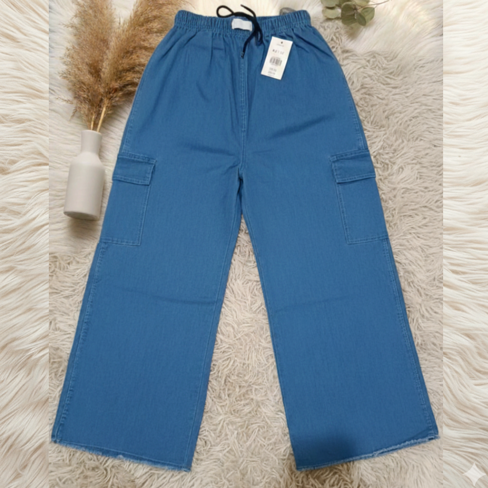 Trendy Baggy Jeans for Girls | Soft Denim |Women High Waist Baggy Jeans – Wide Leg Loose Fit Korean Denim Pants for Girls | Trending Ladies Jeans, Mom Jeans, Straight Fit, Stylish & Comfortable Daily Wear Women Denim | Best Selling Baggy Jeans for Girls