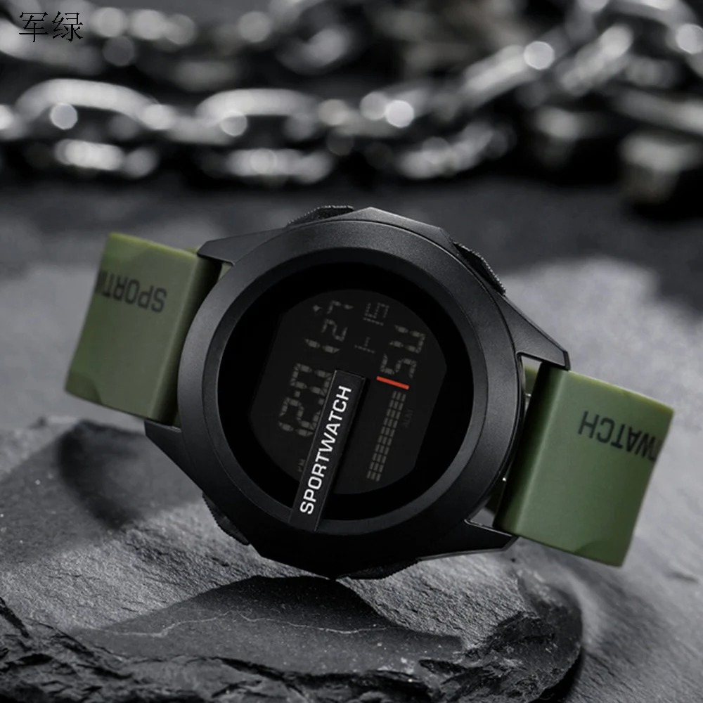 Digital Mens Sports Watch Waterproof Watches For Men With LED Back light Watch for Men Stopwatch Alarm