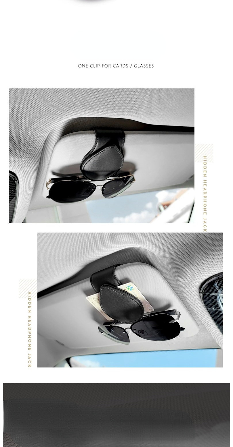 Car Glasses Clip, Creative Car Interior Multi-functional Storage
