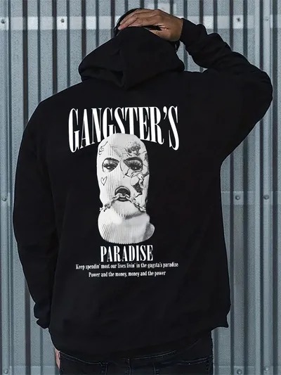 Gangster Paradise Printed High quality Comfortable imported hoodies for Men hoodies for Boys pull over for Men