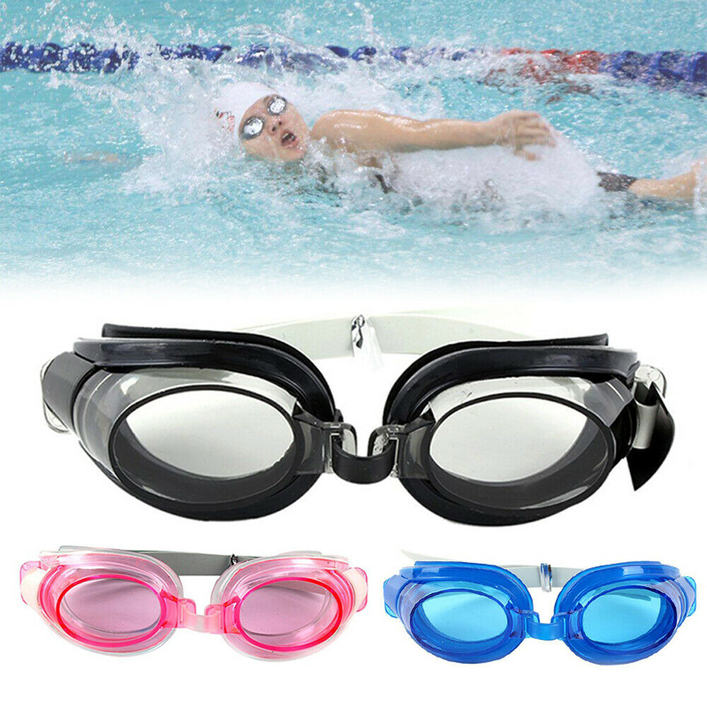Swimming Goggles Eyes Protector w/ Earplugs Nose Clip