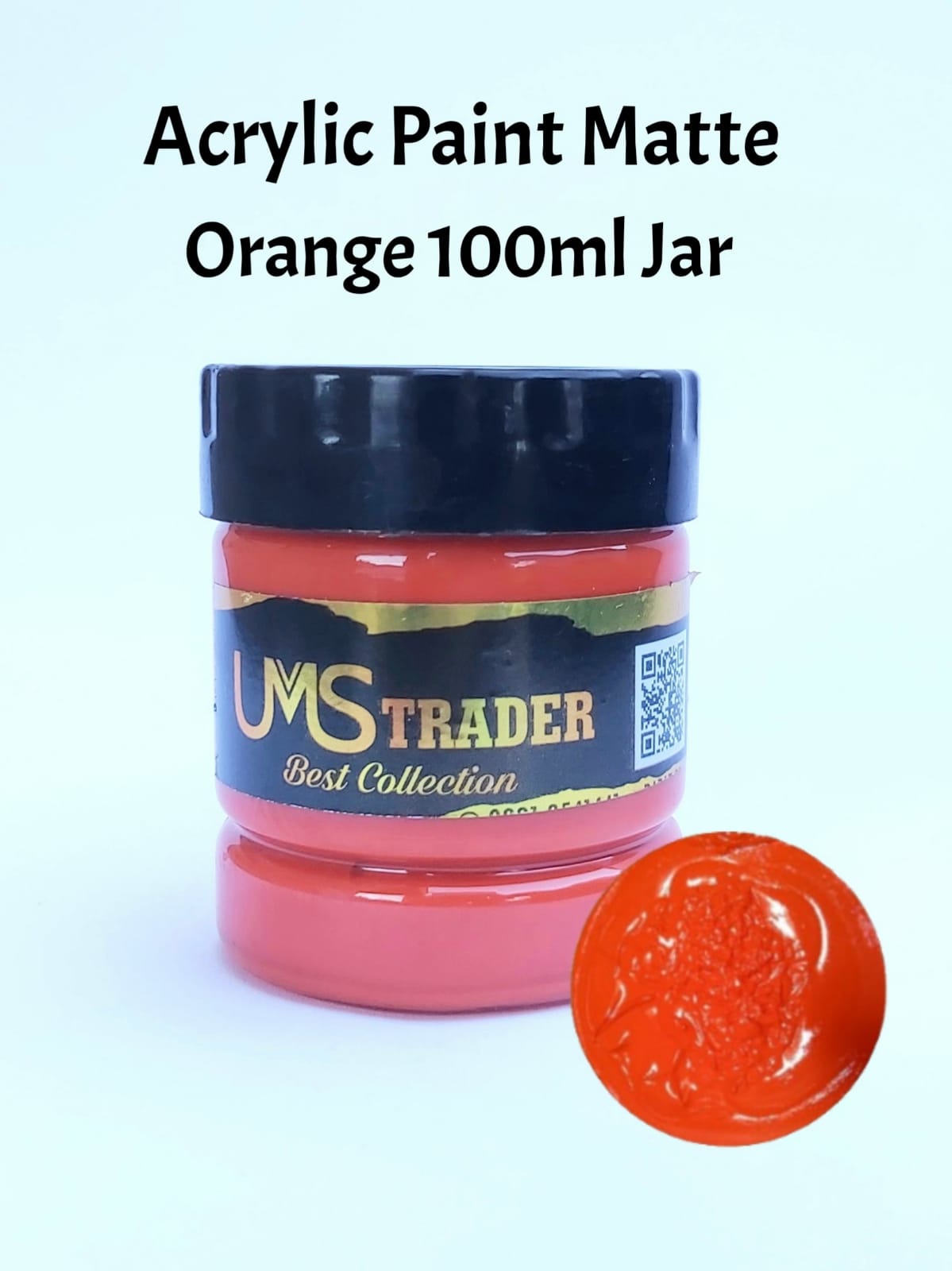 UMS Trader - Acrylic Paint - 100ml Jar - Assorted Matte Colors ...