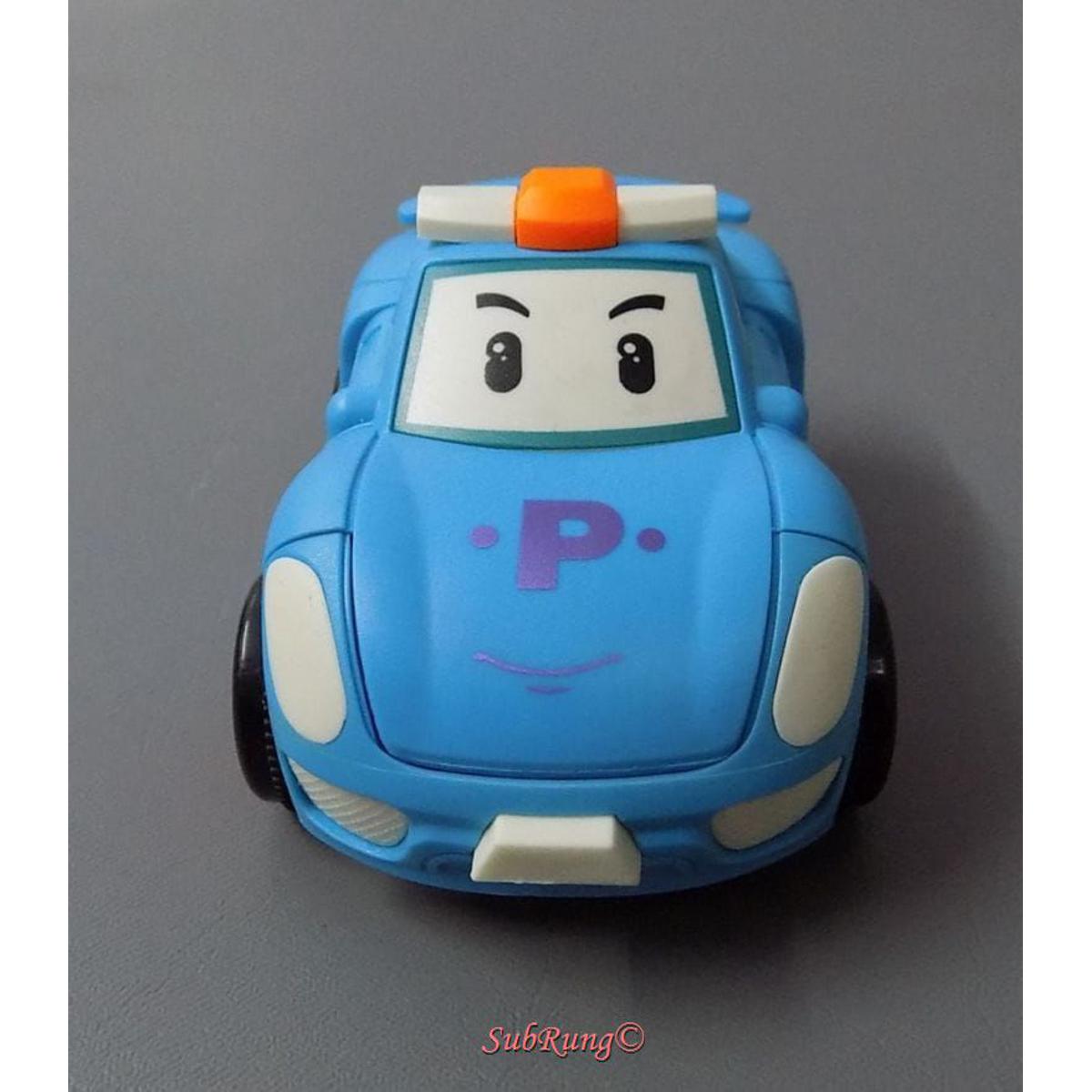 Hi Quality RoboCar Pull Back Vehcile- Car Convert to Robot 4.5 x 2.5 Inches In Dimention - In 4 Charming Colours - Racing Car - Best To Play With- By SubRung Top Best Shop At z