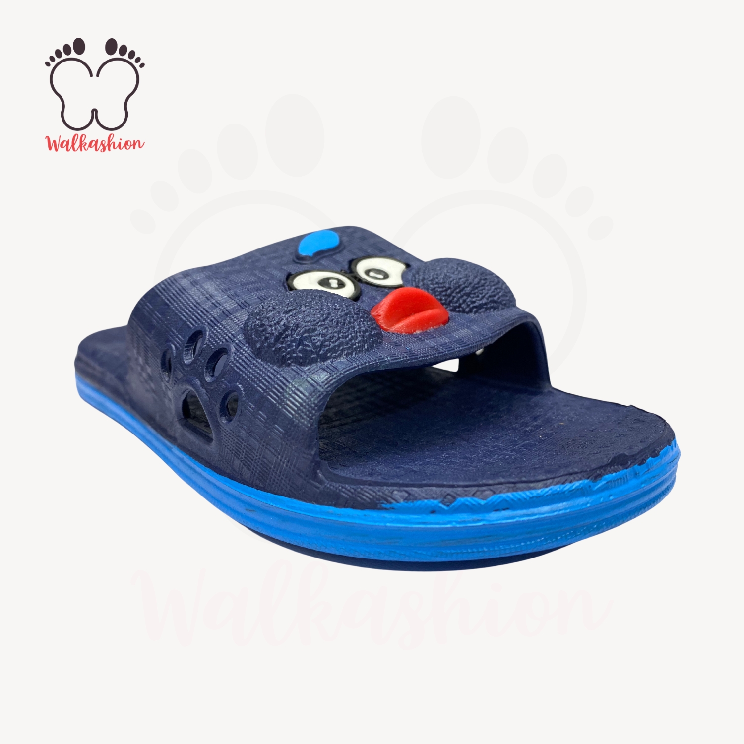 Kids Unisex Nylon Slides and Slippers. Age range 2.5 to 6 years. Anti-Slip Slippers for Baba and Baby. Water proof Nylon Material. Washable. Available in Random Colors and design. Best in Marble and Tiles flooring.