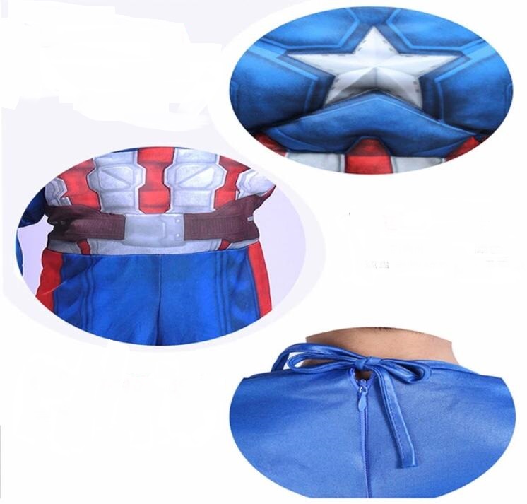 Captain America Costume For Kids For 3 To10 Years