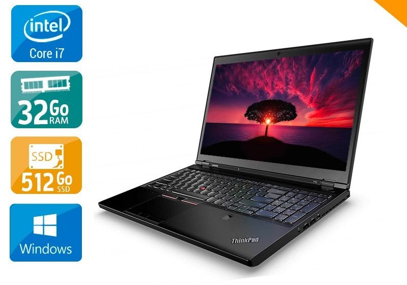 Lenovo ThinkPad P50 Workstation- C i7 6th Gen 16GB RAM 512GB SSD