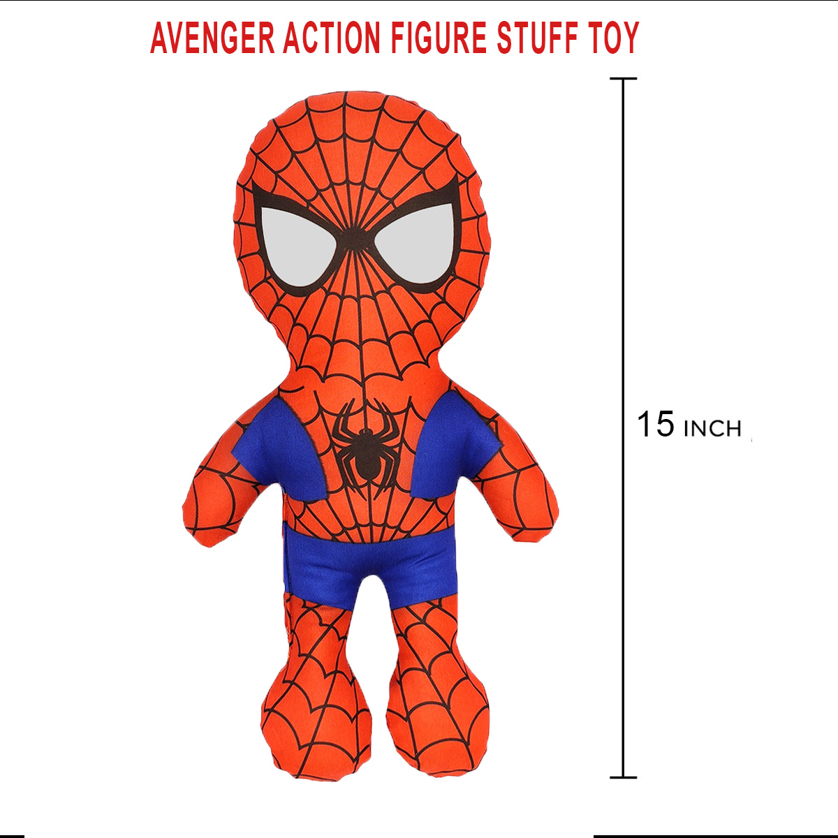 Spider Man Amazing Spiderman Super Hero Action Figure Stuff Toy Plush Toy for Kids Size 14 Inch Avenger Marvels