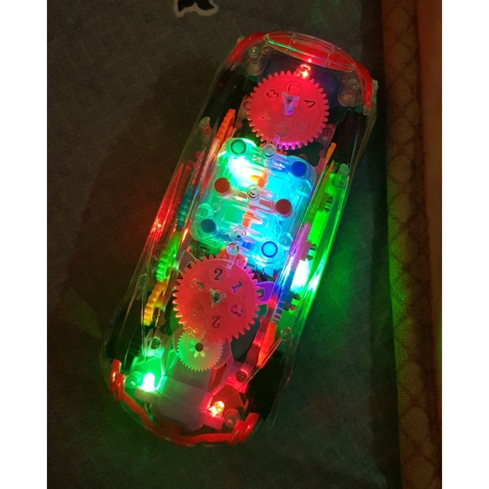 Transparent Concept Racing Car With Light & Sound Toys for Kids