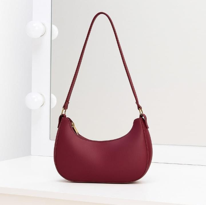 Stylish Riva Shoulder Bag for Women - PU Leather Underarm Handbag - Casual and Formal Ladies Bag - Fashionable Lightweight Handbag for Daily Use & Special Occasions