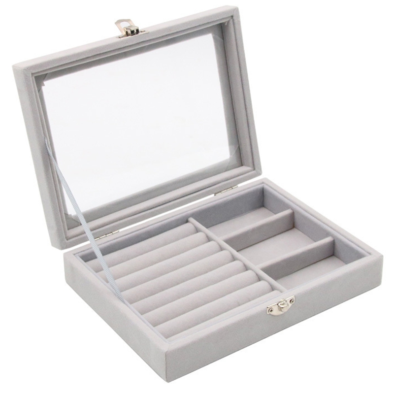 Design Flannel Jewelry Box Princess Jewelry Storage Box Cosmetic Box Highly Recommend