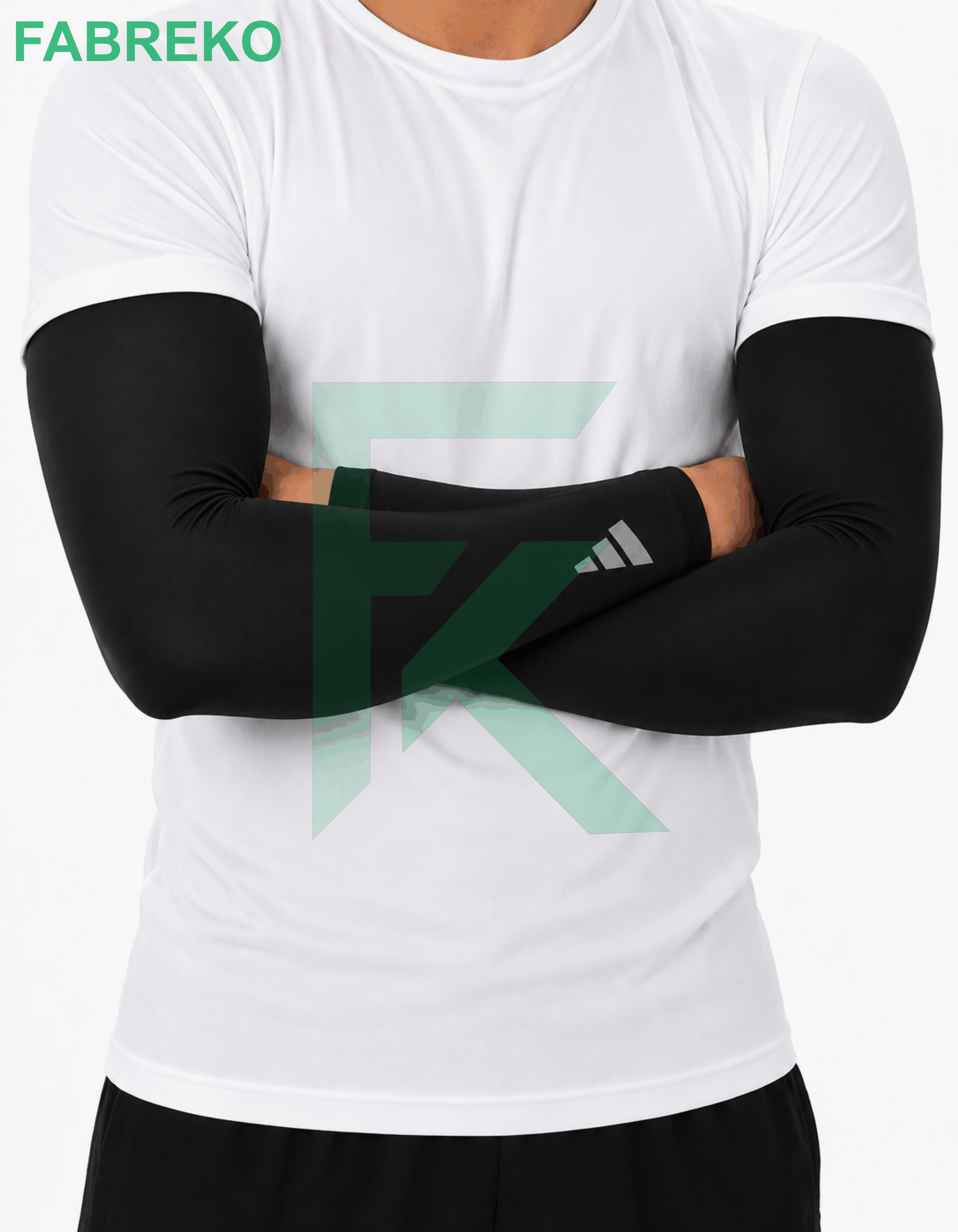 FABREKO Premium Sports Arm Sleeves – UV Protection & Compression