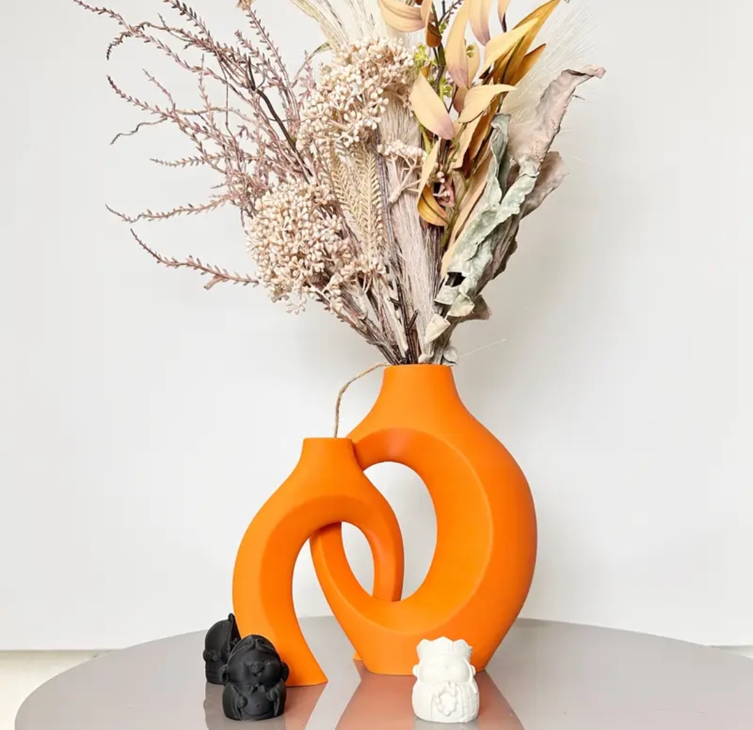 Creative Design Vase Ornaments Artistic Style, Decorations Suitable for Fireplace, Bedroom, Kitchen, and Living Room Decoration, office and theme based area
