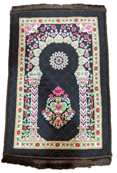 Prayer Rug / جائے نماز / jaye namaz High quality Soft Quilted Prayer Rug Multicolours