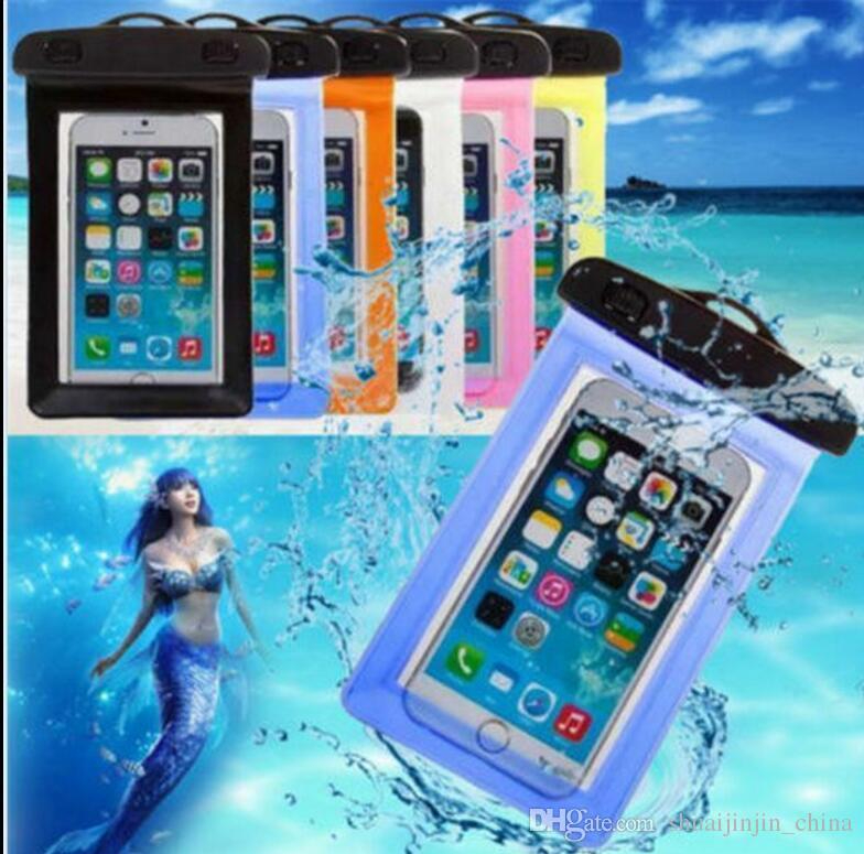Waterproof Case Underwater PVC Bag Transparent Touch Screen Premium Cell Phone Pouch Mobile Cover For Travel FLAIREX