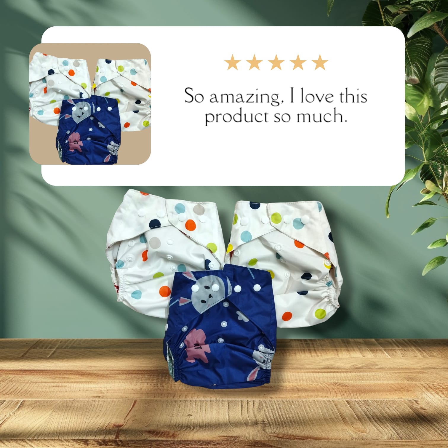 Reusable Cloth Diaper Set with Adjustable Inserts, Washable Baby Nappy Covers, Adjustable & Quick-Dry, Multi-Pack, Sizes 0-8 Years