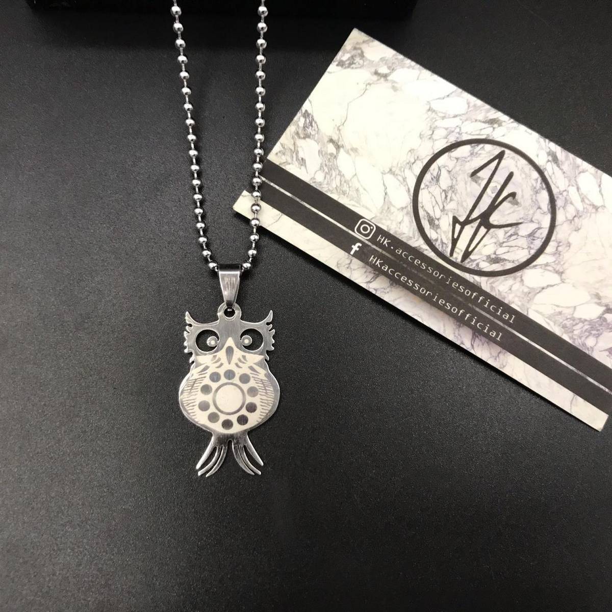 Owl Pendant Chain - High quality trendy Unisex Chain - Fashionable and sporty Chain pendant - PS