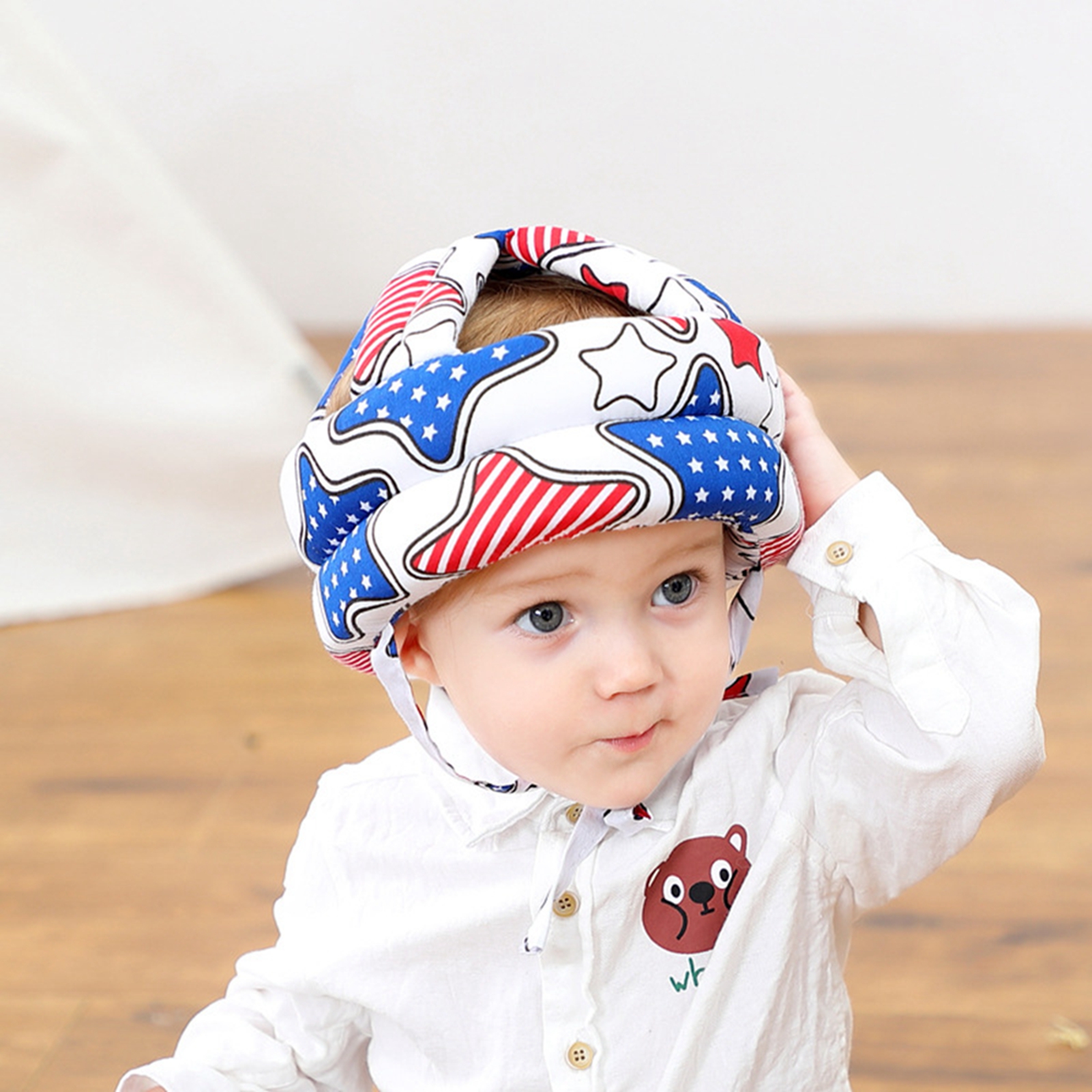 Baby helmets for store falling