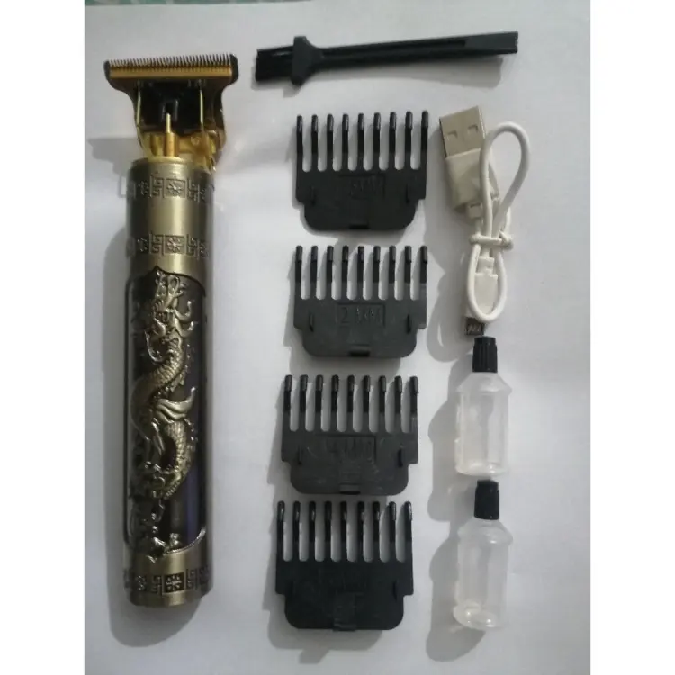 VINTAGE T9 Dragon Style Metal Rechargeable - Trimmer Shaving Machine